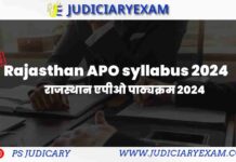 RPSC APO Syllabus 2024 |rajasthan apo syllabus in hindi Rajasthan apo syllabus in Hindi | राजस्थान एपीओ पाठ्यक्रम
